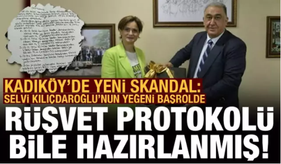 Kadıköy Belediyesi'nde yeni rüşvet skandalı