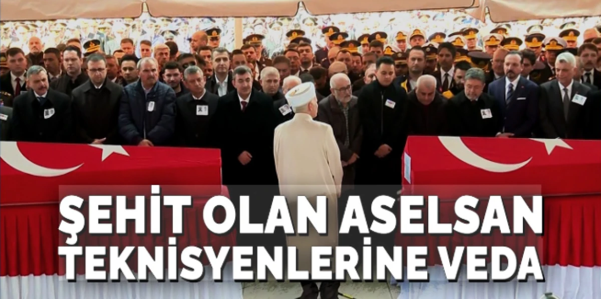 Katar'da şehit olan 2 teknisyene veda         