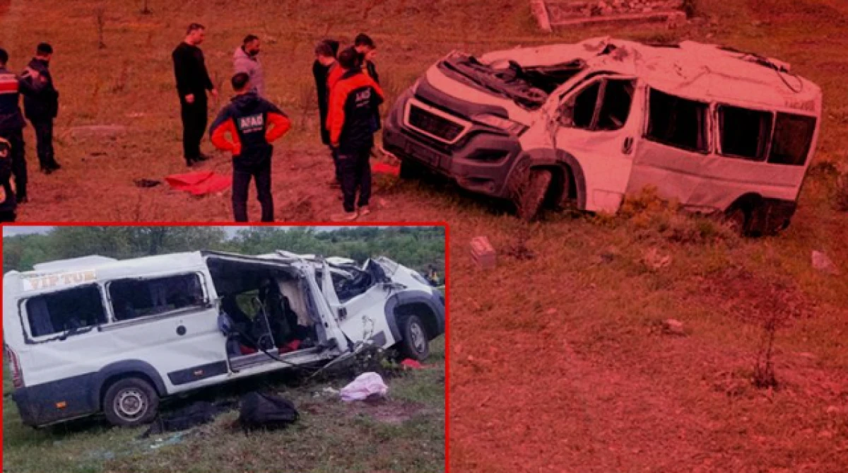 Katliam gibi kaza! &Ouml;ğrenci minib&uuml;s&uuml; şarampole yuvarlandı: &Ouml;l&uuml; ve yaralılar var