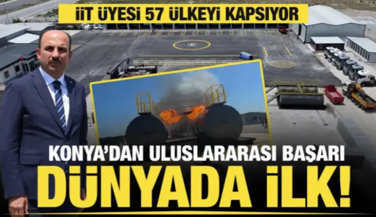 Konya B&uuml;y&uuml;kşehir İtfaiyesi d&uuml;nyada JOIFF tarafından akredite edilen ilk belediye oldu