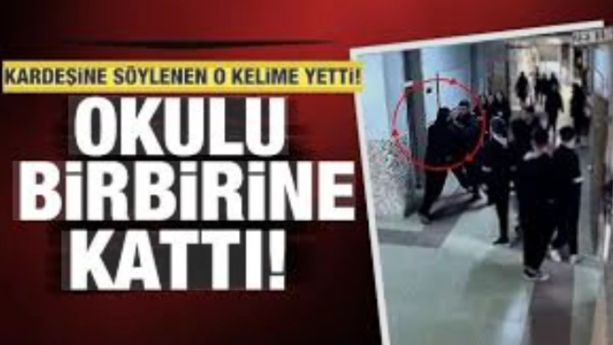 Konya'da kardeşine hakaret edildiğini &ouml;ne s&uuml;ren maganda okul basıp &ccedil;ocuk d&ouml;vd&uuml;