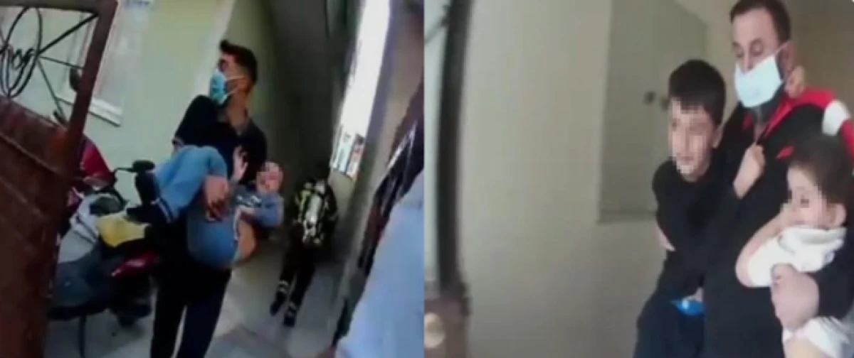 Kurdali Mahallesi&rsquo;nde Yangın: 5&rsquo;i &Ccedil;ocuk 9 Kişi Tahliye Edildi           