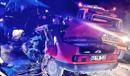 Kütahya'daki trafik kazasında 1 kişi hayatını kaybetti 