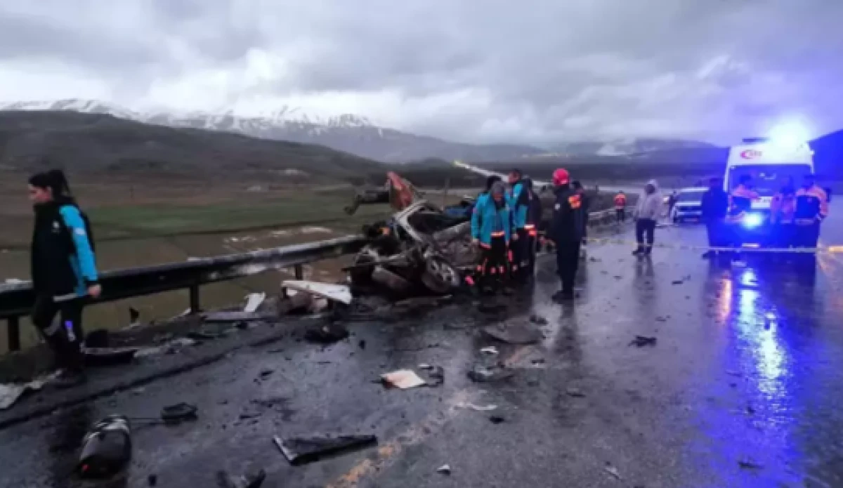 Malatya'da korkun&ccedil; kaza                              