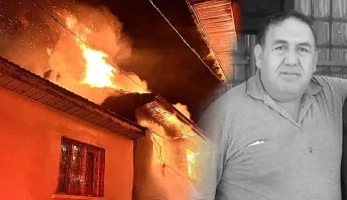 Manisa'da acı olay! Evinin yanışını izlerken fenalaşıp &ouml;ld&uuml;