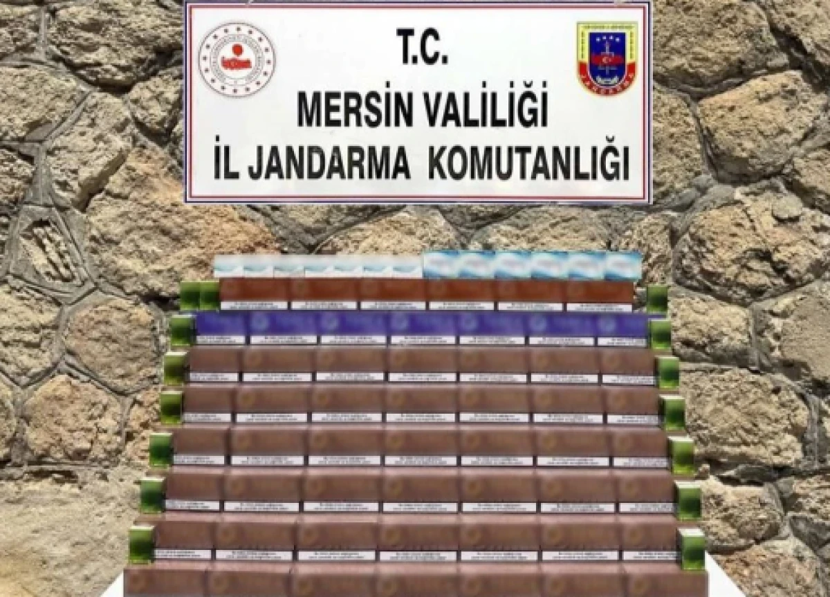 Mersin'de 3 bin 850 paket ka&ccedil;ak elektronik t&uuml;t&uuml;n ele ge&ccedil;irildi