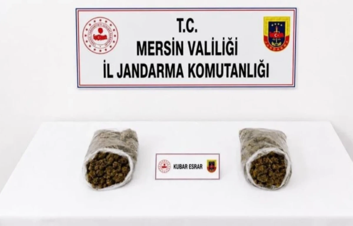 Mersin'de jandarmadan uyuşturucu operasyonu: 2 tutuklama