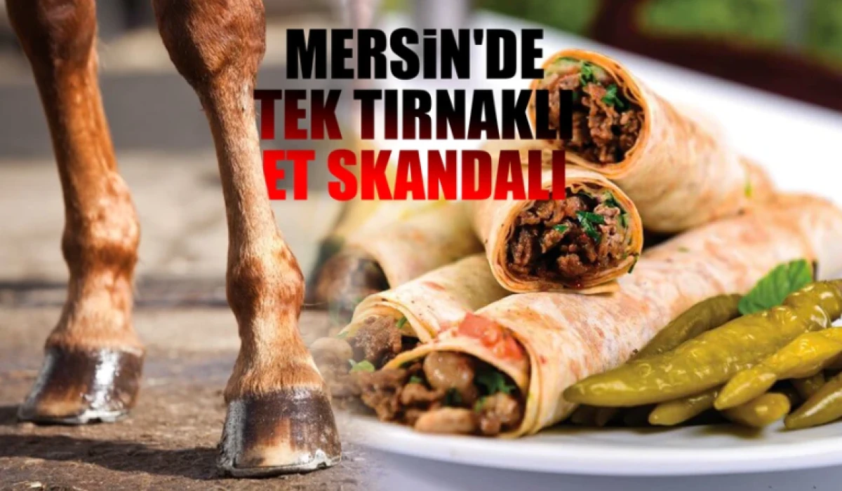 Mersin'de Tek Tırnaklı Et Skandalı