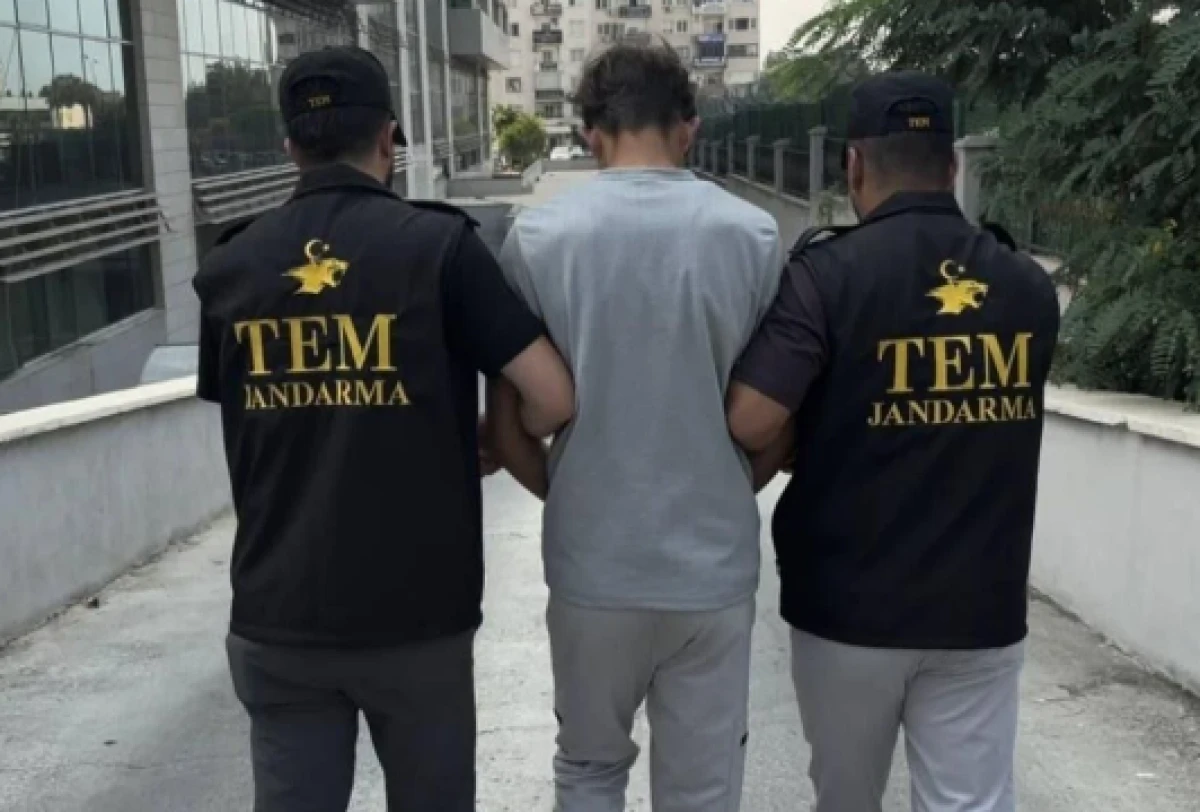 Mersin&rsquo;de ter&ouml;r operasyonunda yakalanan ş&uuml;pheli tutuklandı