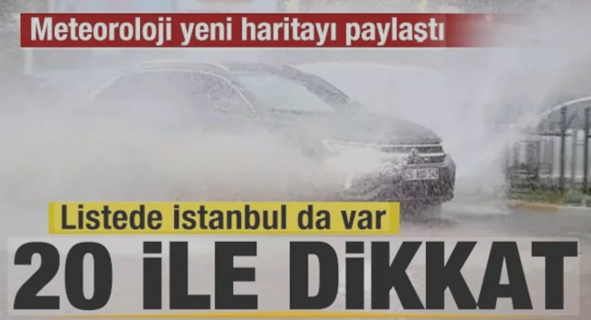 Meteoroloji Genel Müdürlüğü'nden, yeni hava durumu uyarısı