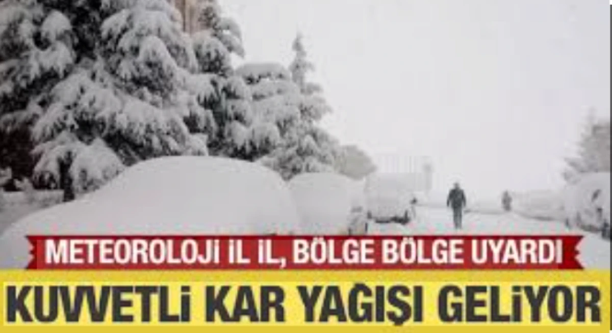 Meteoroloji il il uyardı                             