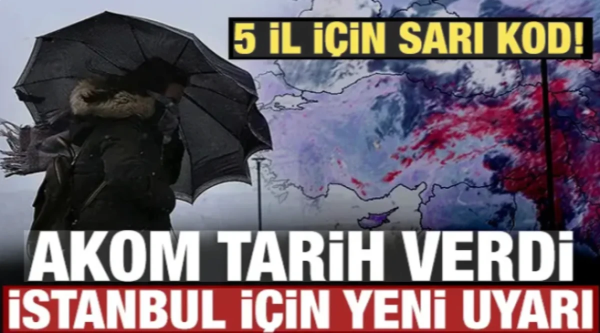 Meteoroloji'den 5 ile son dakika uyarısı!