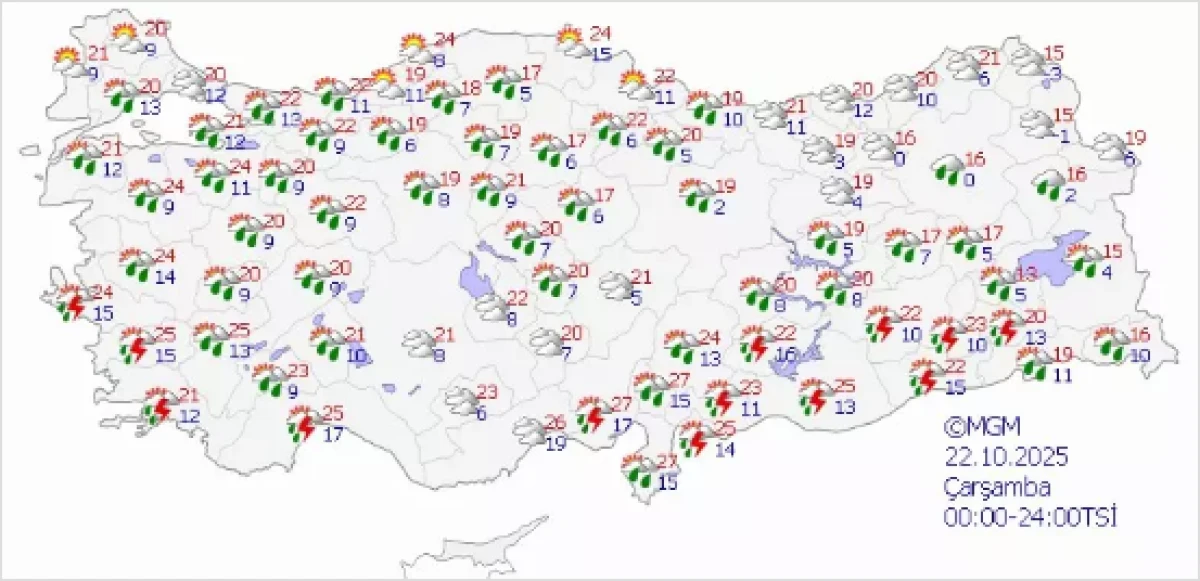 Meteoroloji'den son dakika sağanak yağış uyarısı! 
