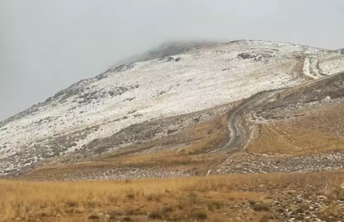 Mevsimin ilk karı düştü!                           