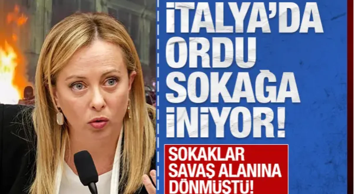 Milano sokakları savaş alanı: Ordu sokağa iniyor