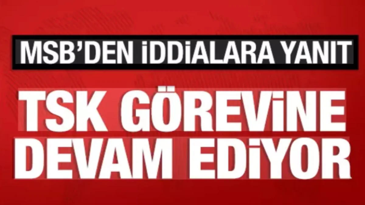 MSB'den Barış Pınarı a&ccedil;ıklaması                                     