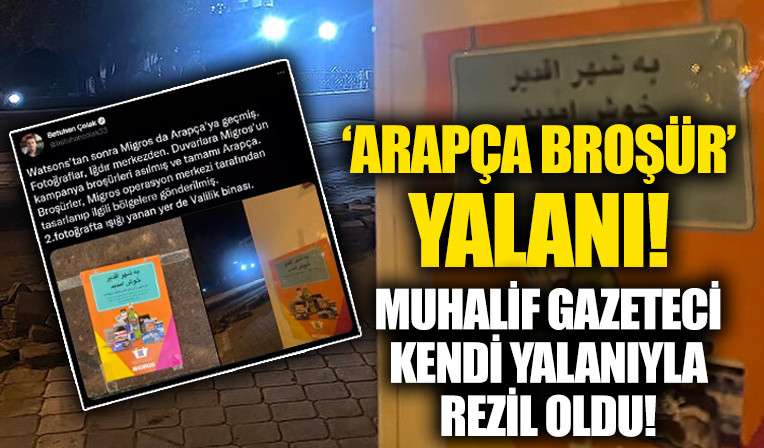 Muhalif gazeteci kendi paylaşımıyla rezil oldu
