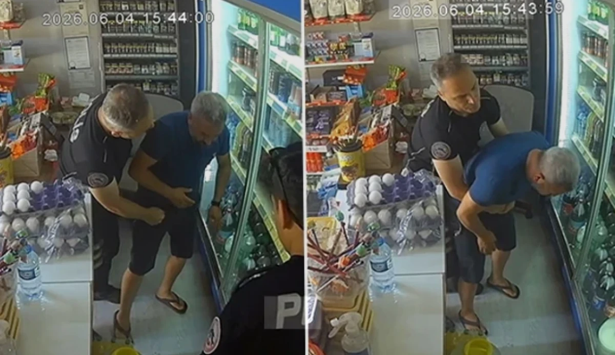 Nefes borusuna şeker ka&ccedil;an bakkalı, polis kurtardı