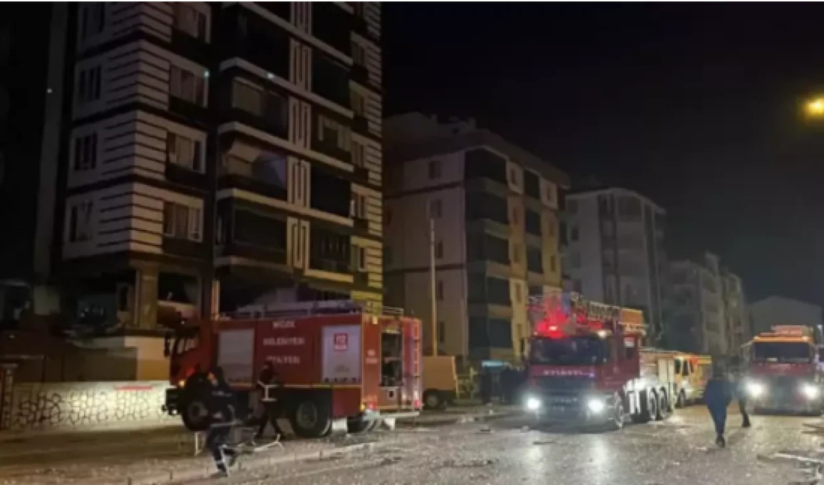 Niğde'de doğal gaz patlaması                               