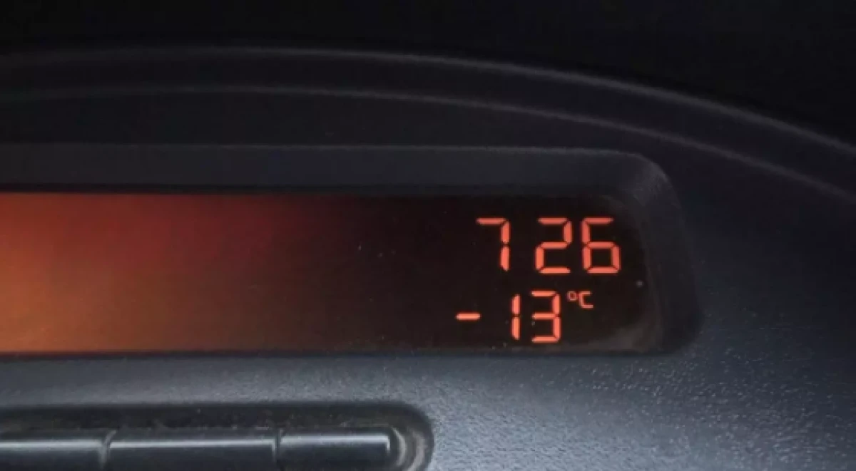 O ilimizde termometreler eksi 13'ü gösterdi