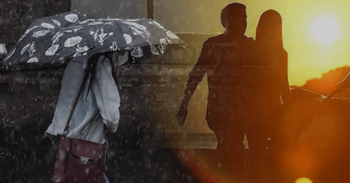 Önce yağmur sonra güneş!                 