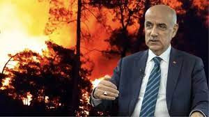 Orman Bakanı Vahit Kirişci: Marmaris yangınıyla ilgili sabotaj şüphemiz var