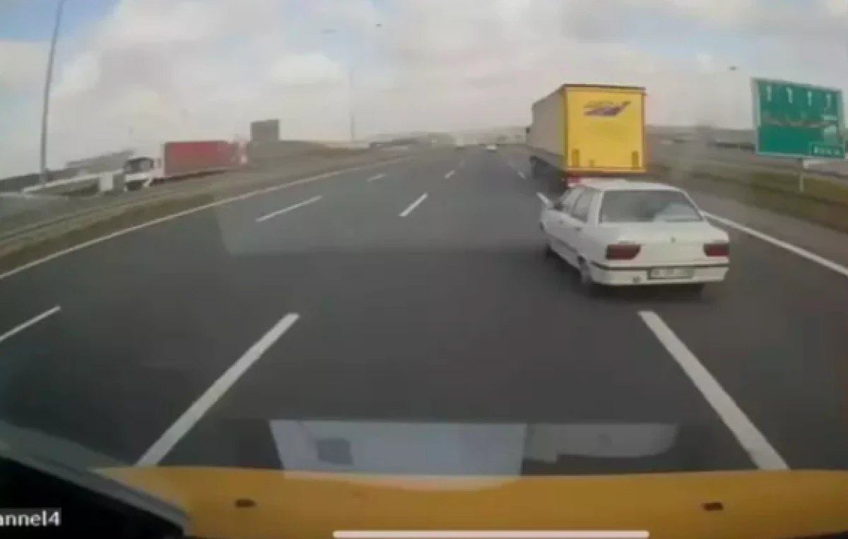 Otoyolda makas dehşeti                