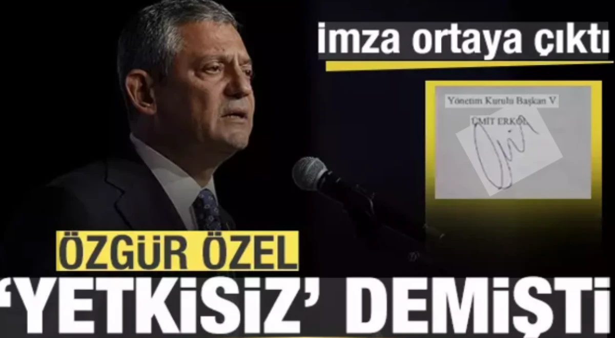 &Ouml;zg&uuml;r &Ouml;zel yetkisi yok demişti                       