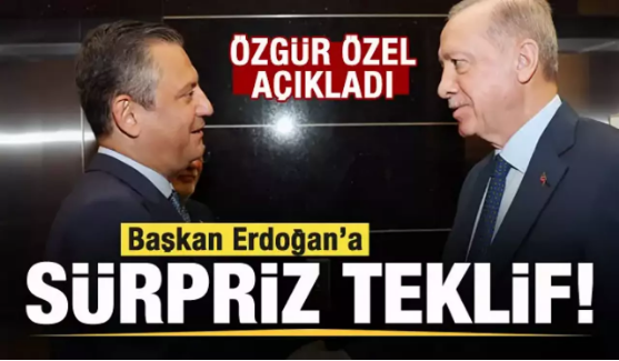 Özgür Özel'den Başkan Erdoğan'a bakanlık teklifi 