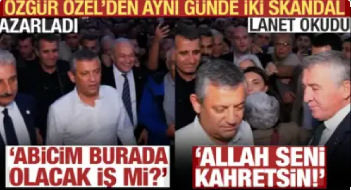 &Ouml;zg&uuml;r &Ouml;zel'den bir g&uuml;nde iki skandal: Bir vatandaşı azarladı, bir vatandaşa lanet okudu