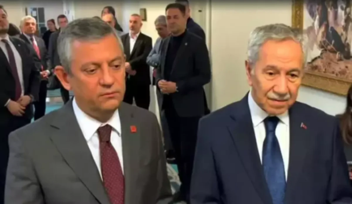 &Ouml;zg&uuml;r &Ouml;zel'den B&uuml;lent Arın&ccedil;'a ziyaret          