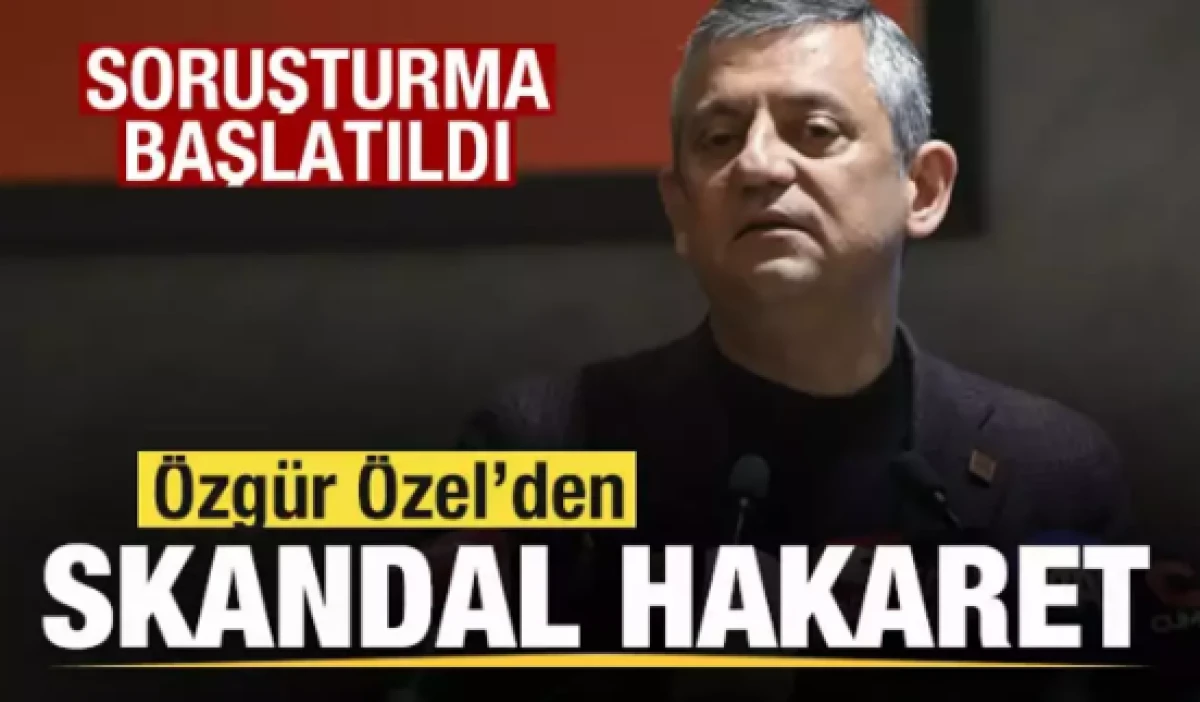 &Ouml;zg&uuml;r &Ouml;zel'den skandal hakaret!                        