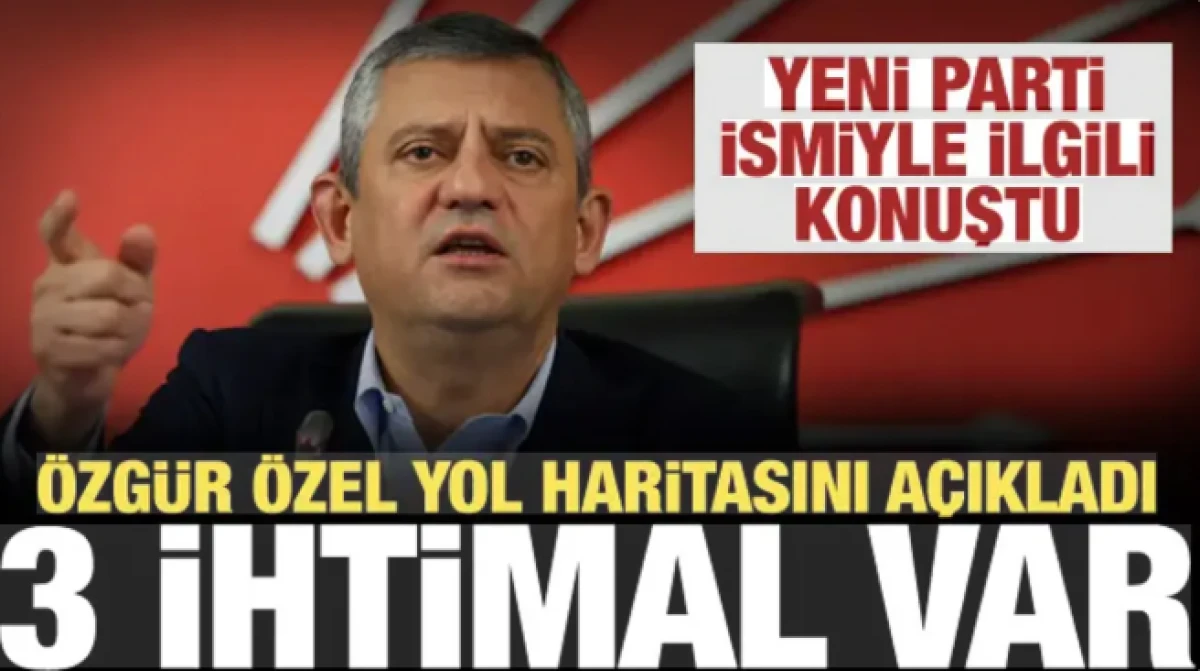 &Ouml;zg&uuml;r &Ouml;zel'den yeni parti iddialarına ilk yanıt! Yol haritasını a&ccedil;ıkladı