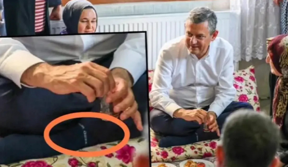 &Ouml;zg&uuml;r &Ouml;zel'in &ccedil;orabındaki yazı dikkat &ccedil;ekti