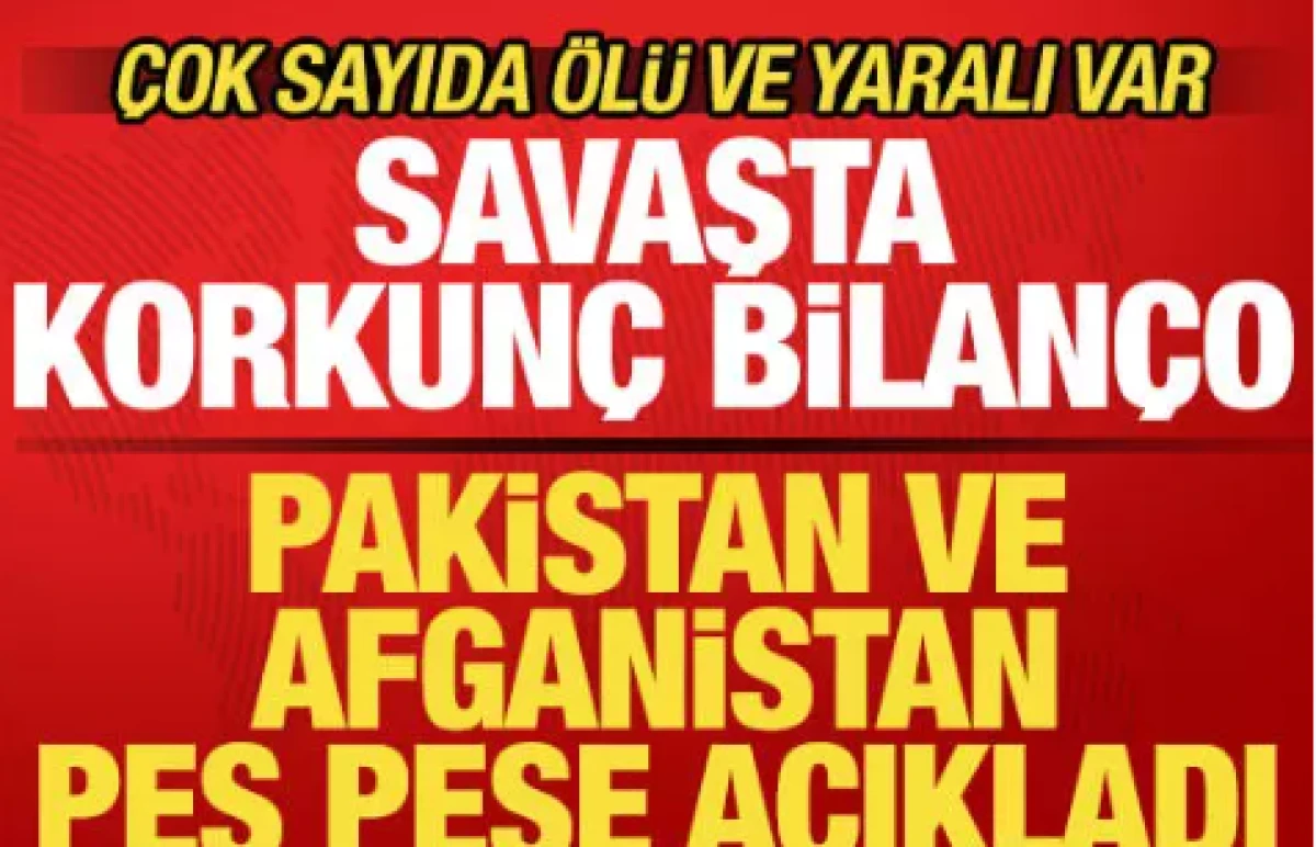 Pakistan ve Afganistan peş peşe a&ccedil;ıkladı! 