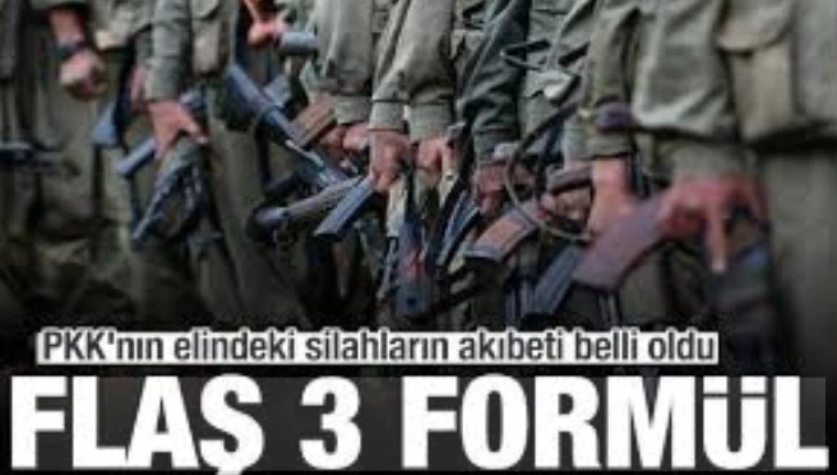 PKK'nın elindeki silahların akıbeti belli oldu: Dikkat &ccedil;eken 3 form&uuml;l