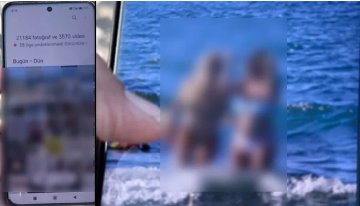 Plajda fotoğraflı taciz!                   