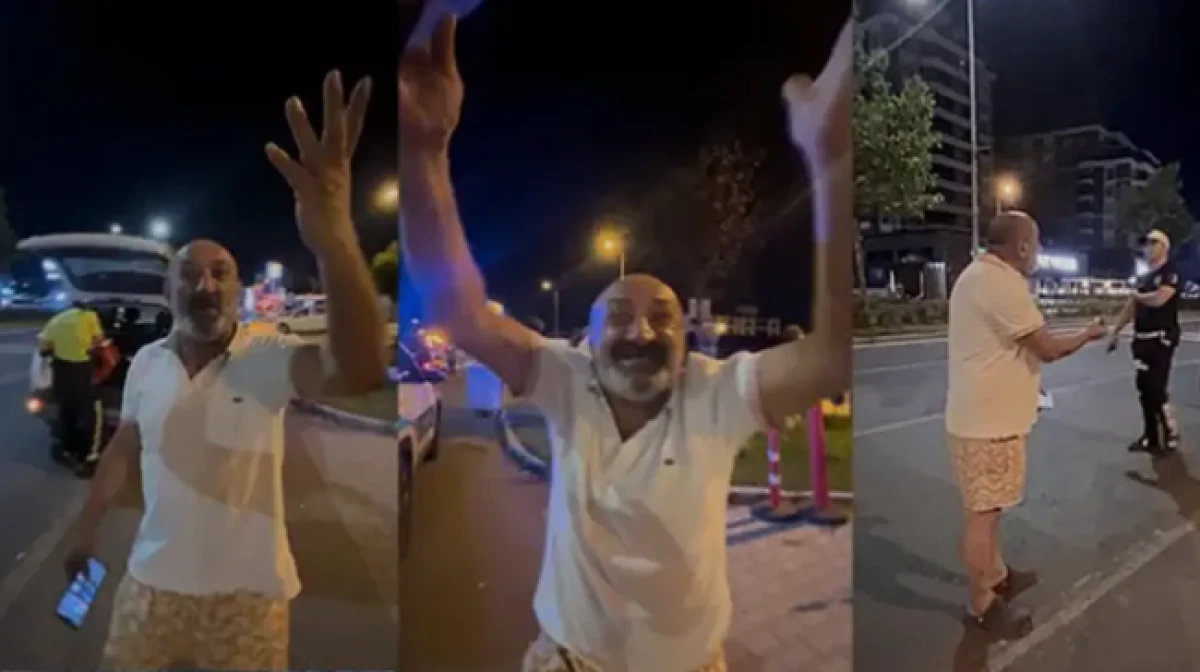 Polislerin alkoll&uuml; s&uuml;r&uuml;c&uuml; ile imtihanı!