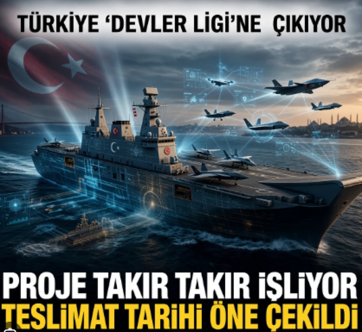 Proje takır takır işliyor, teslimat tarihi &ouml;ne &ccedil;ekildi: T&uuml;rkiye 'Devler Ligi'ne &ccedil;ıkıyor