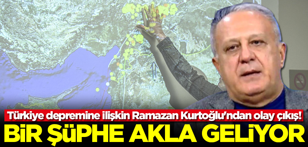 Ramazan Kurtoğlu, Türkiye depremine ilişkin olay detayı duyurdu