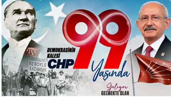  Rize'de CHP'nin afişlerinin asılmasına izin verilmedi