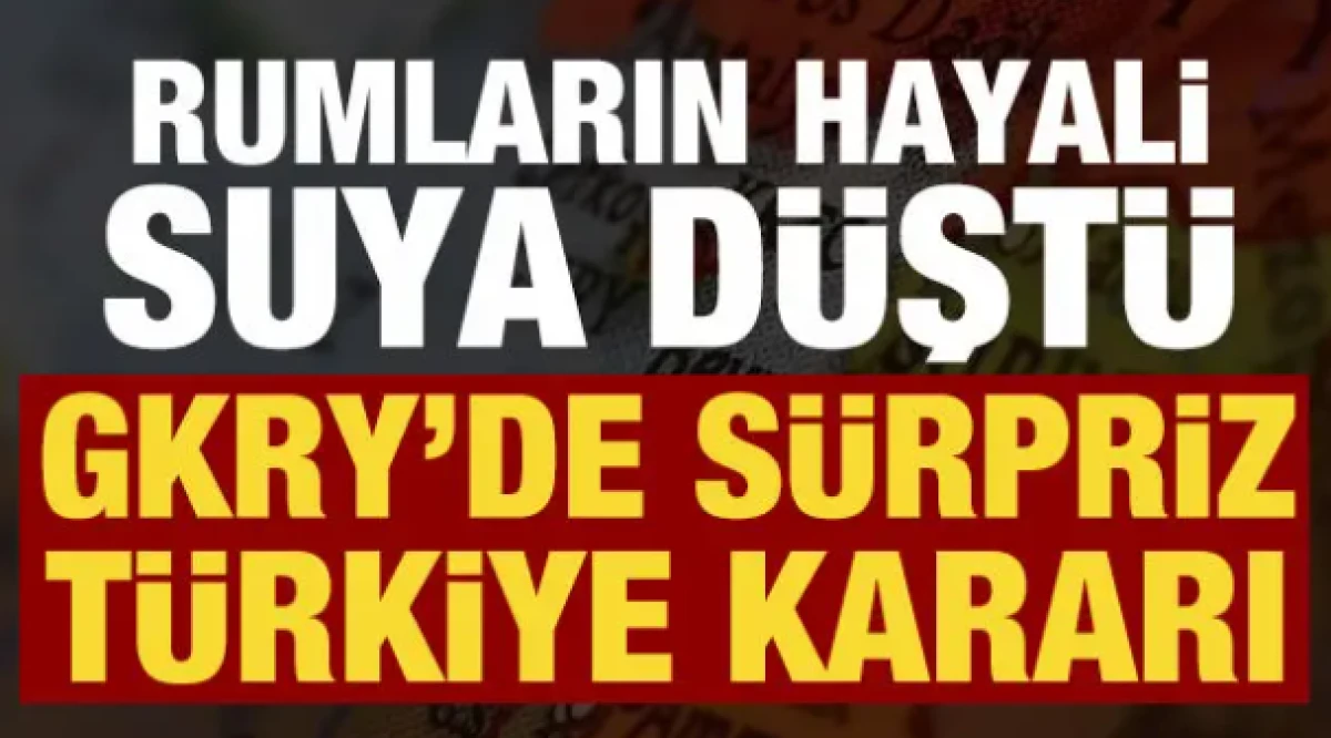 Rum y&ouml;netimi onayladı: GKRY'de KKTC kararı! Hazırız deyip T&uuml;rklere seslendiler