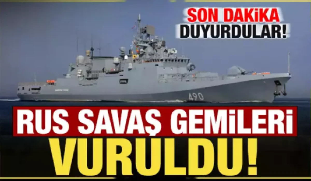 Rus savaş gemileri vuruldu                               