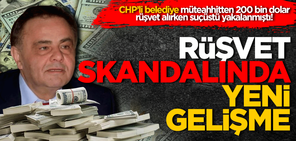 Rüşvet skandalında yeni gelişme 