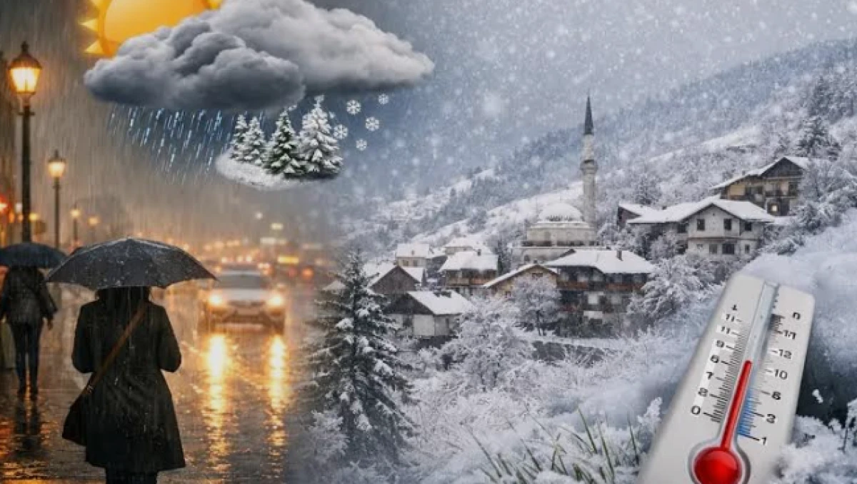 Sağanak ve kar bir arada!                      