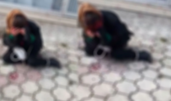 Sakarya'da bir kadın sokak ortasında hayatının kabusunu yaşadı