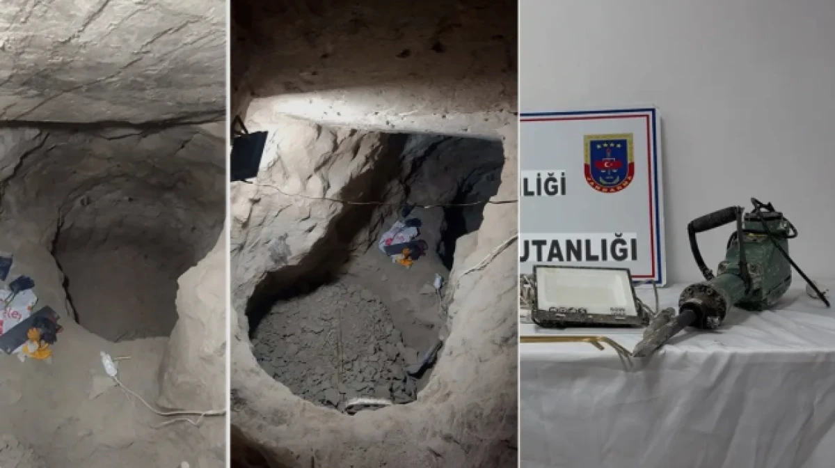 Salak Milyoner filmi ger&ccedil;ek oldu: Evin altında metrelerce define &ccedil;ukuru kazdılar