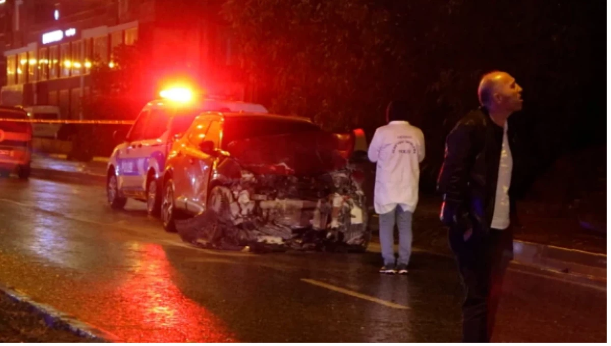 Samsun'da cip ile otomobil çarpıştı          