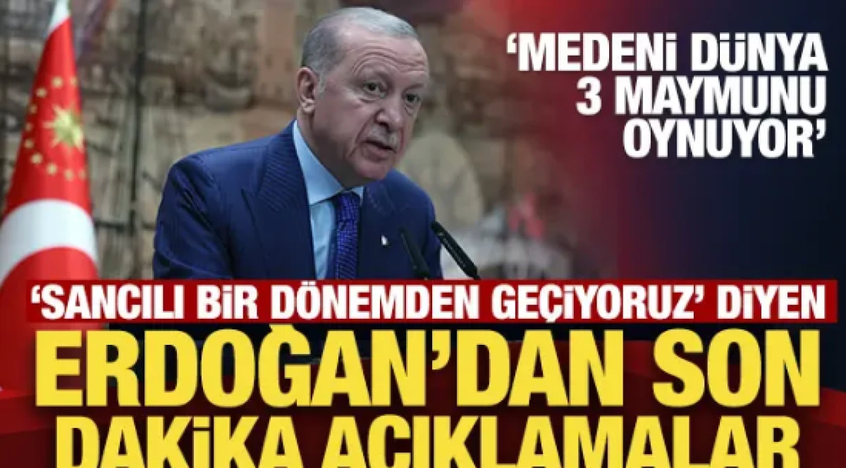 'Sancılı bir d&ouml;nemden ge&ccedil;iyoruz' diyen Erdoğan'dan son dakika a&ccedil;ıklamalar