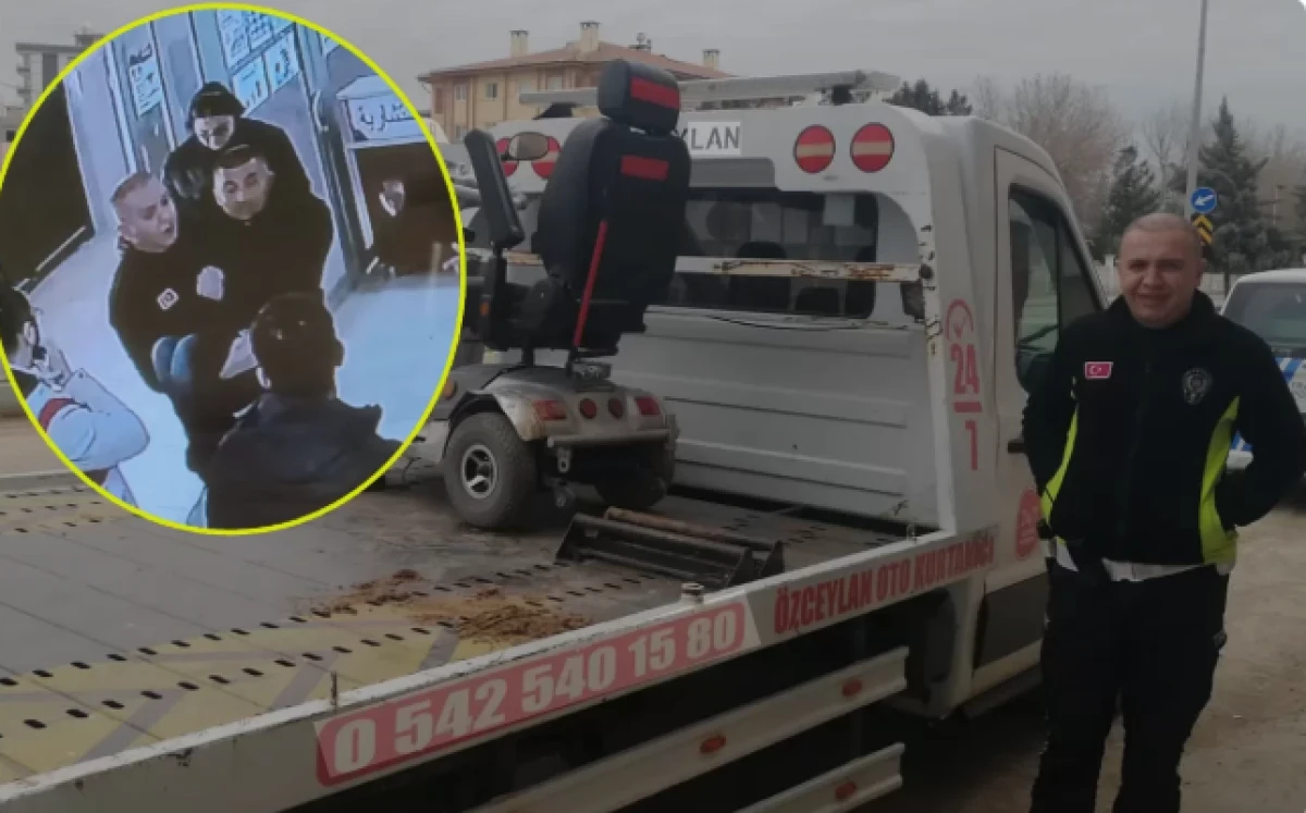 Şanlıurfa'da polisten y&uuml;rek ısıtan g&ouml;r&uuml;nt&uuml;        